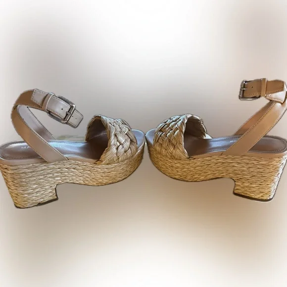 * MARC FISHER Light Natural Raffia, Sandal - Picture 2 of 9